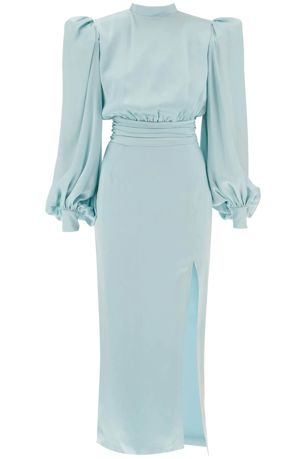 Mvp Wardrobe 'Edendale' Long Dress In Satin   Light Blue