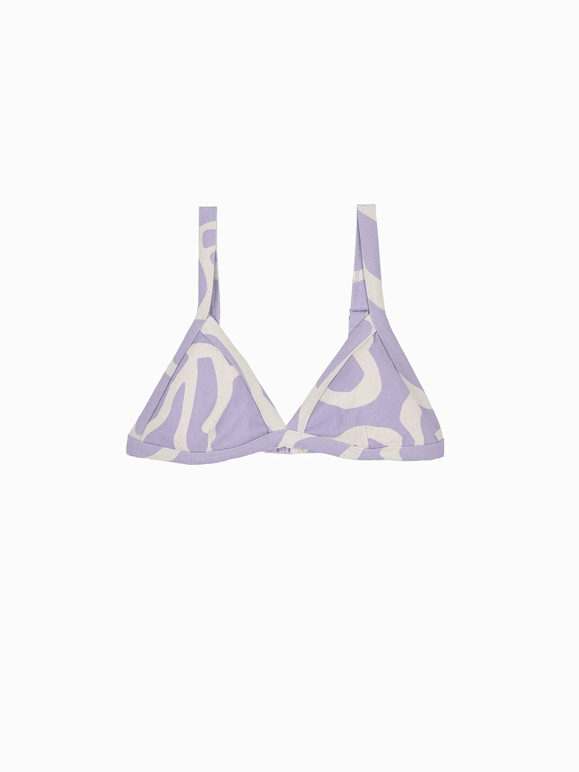 Nacre Pattern Triangle Bikini Top