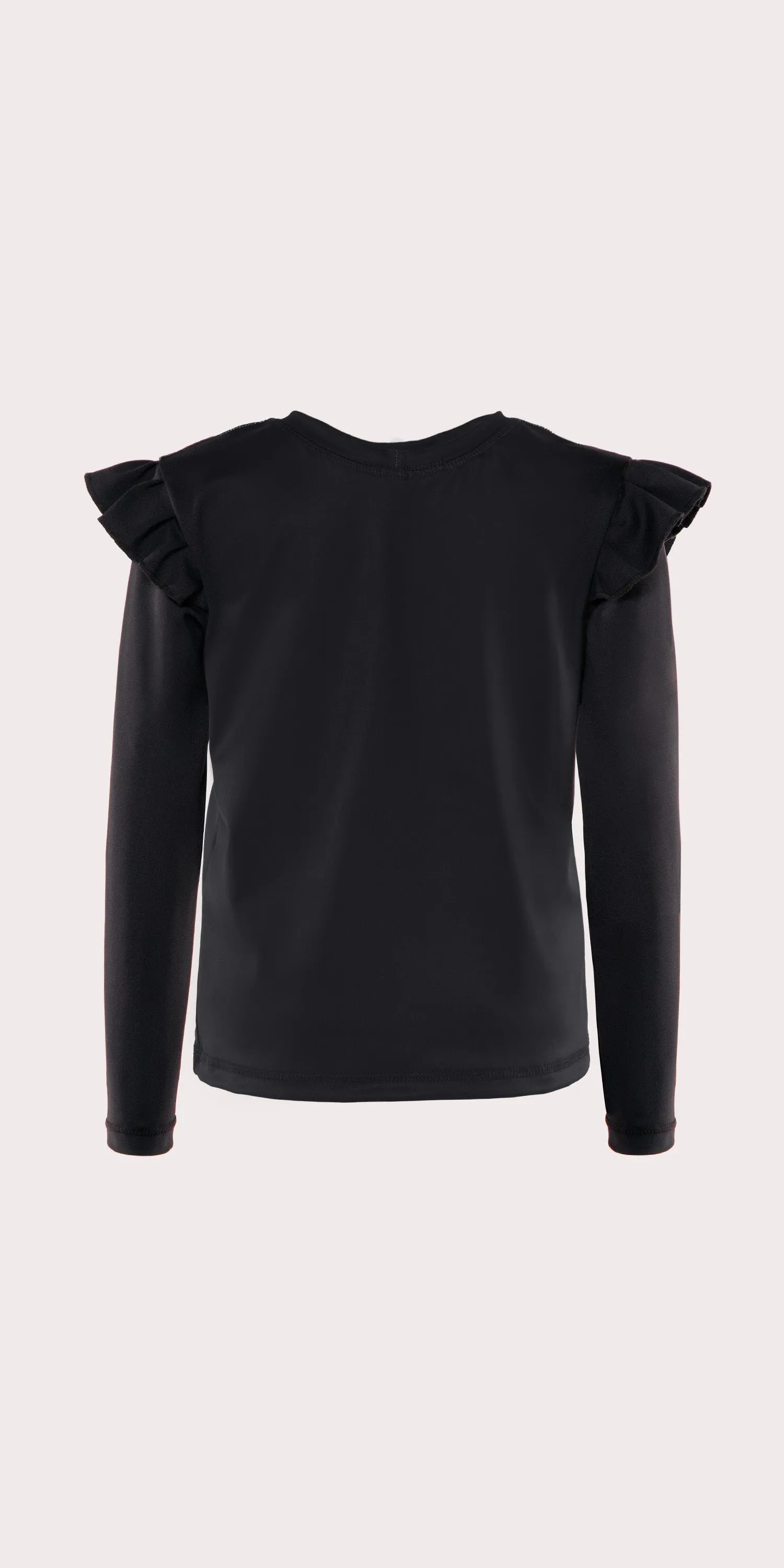 Onyx - Kids Ruffle Long Sleeve Top [Final Sale]