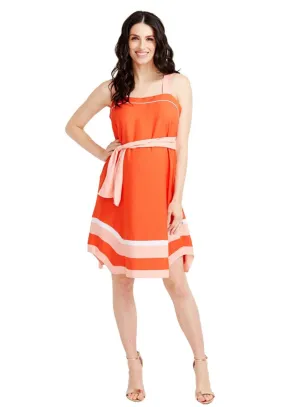 Orange Rosie Pope Maternity Delfina Casual Dress (Like New - Size  Large)