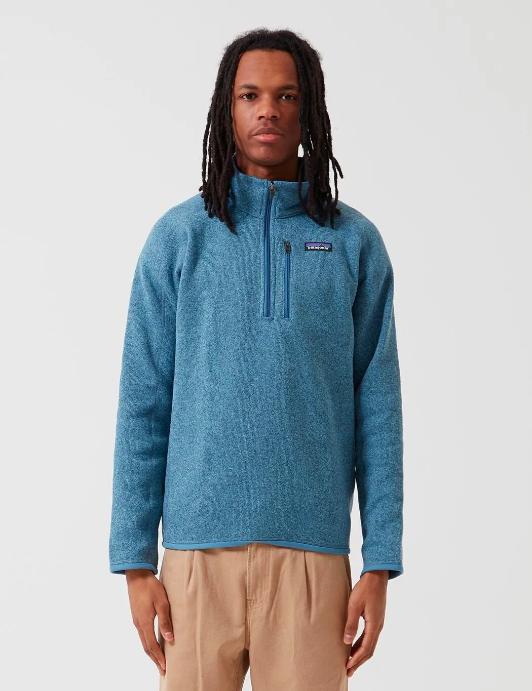 Patagonia Better Sweater 1/4 Zip Fleece - Pigeon Blue