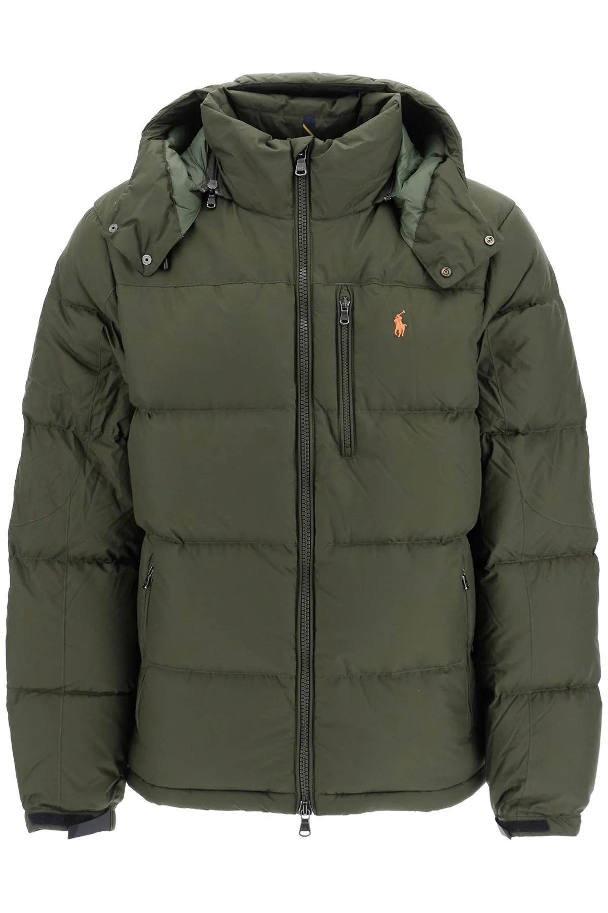 Polo Ralph Lauren Ripstop Down Jacket With Hood   Green