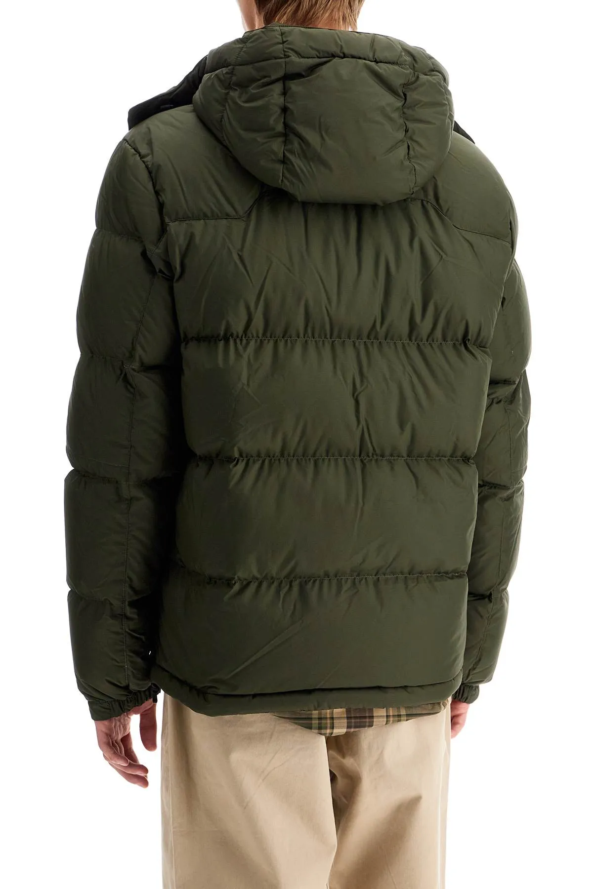 Polo Ralph Lauren Ripstop Down Jacket With Hood   Green