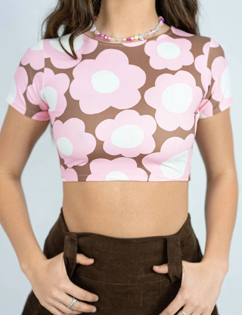 POPPY TEE - BROWN