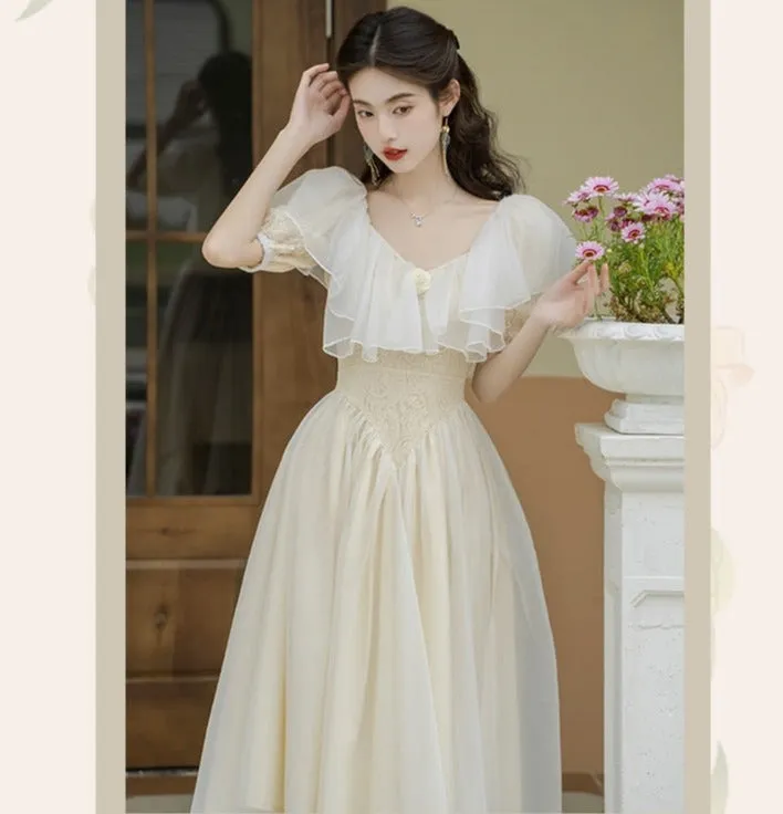 Primrose Romantic Victorian-style Light Academia Dress