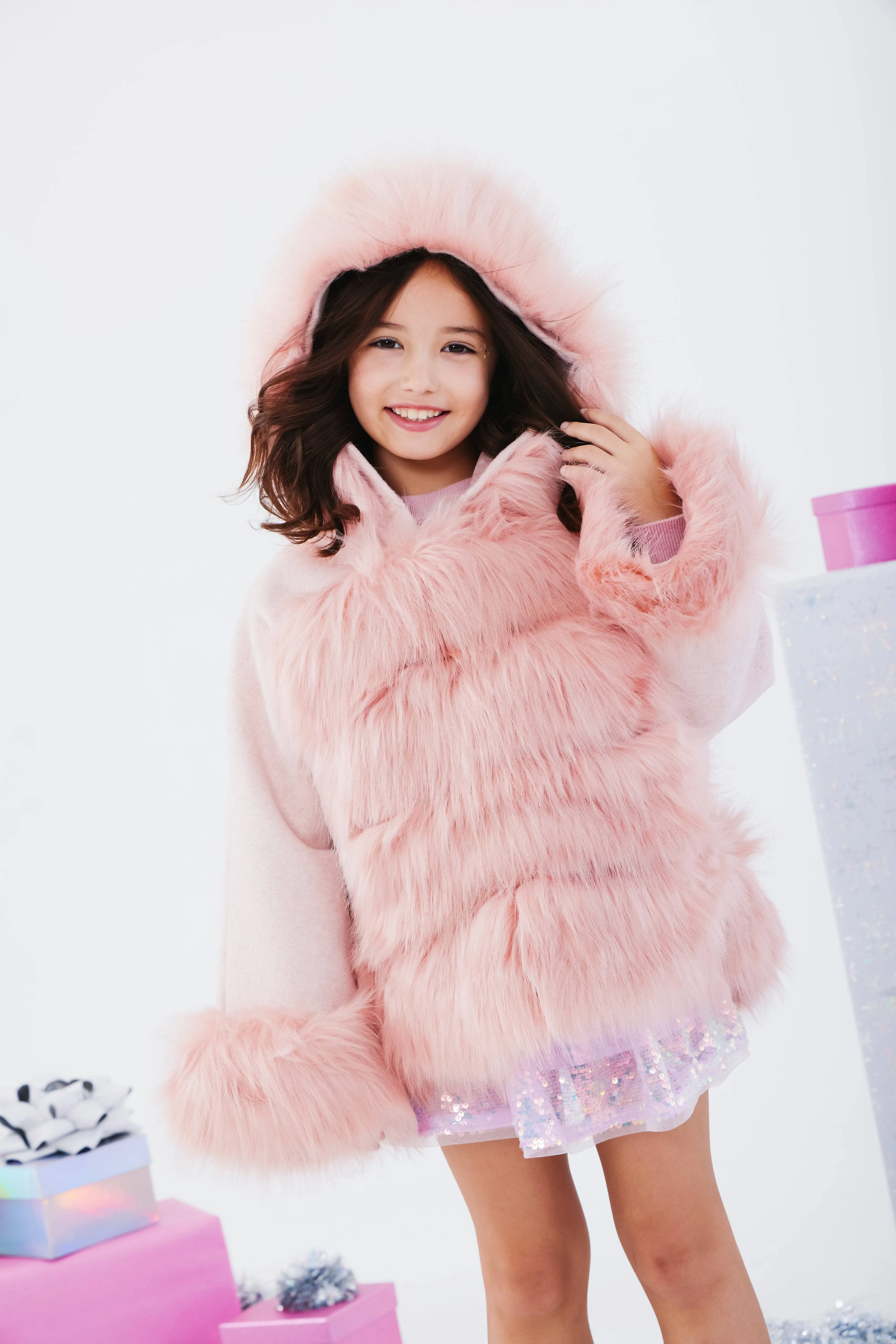 Princess Faux Fur Coat