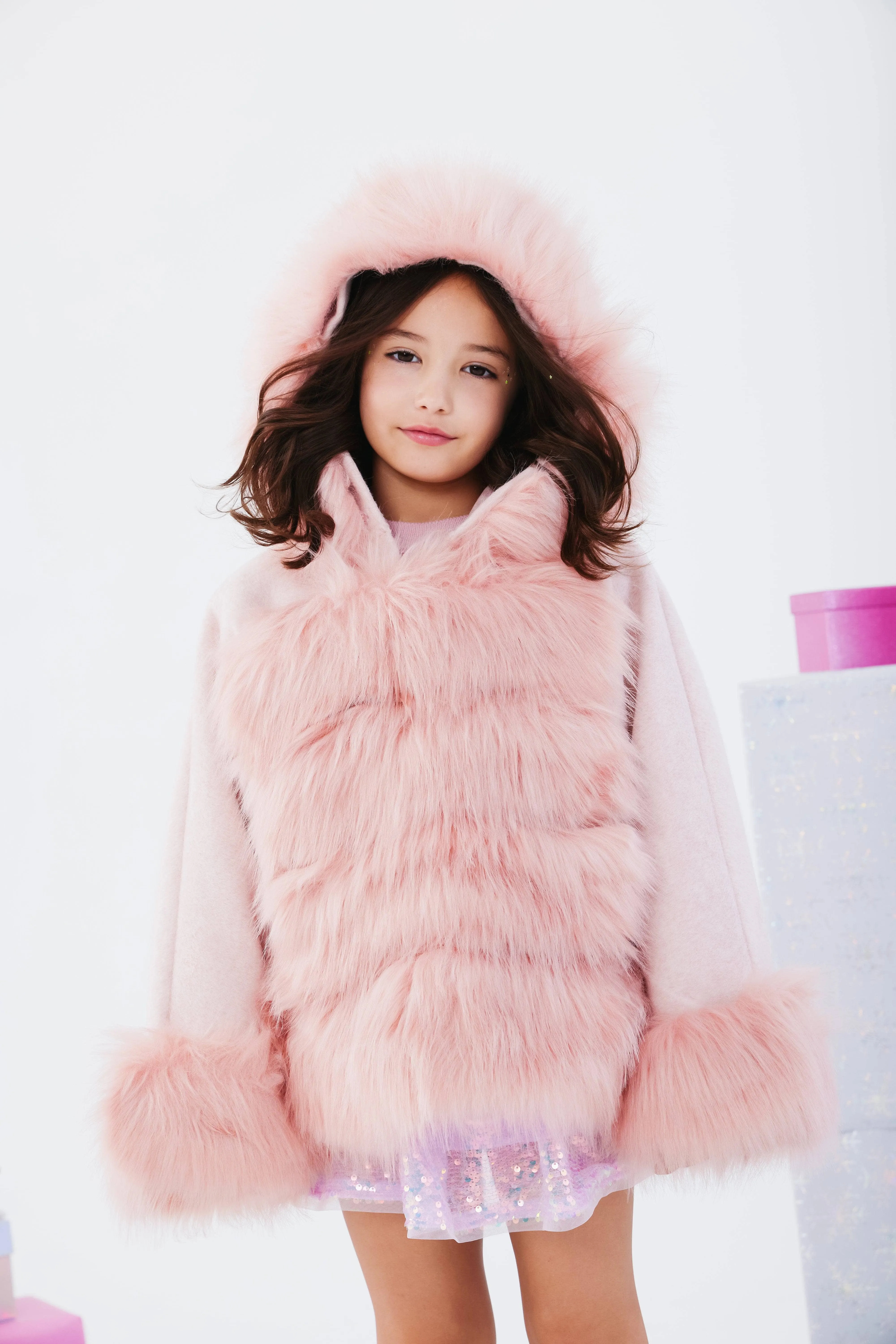 Princess Faux Fur Coat