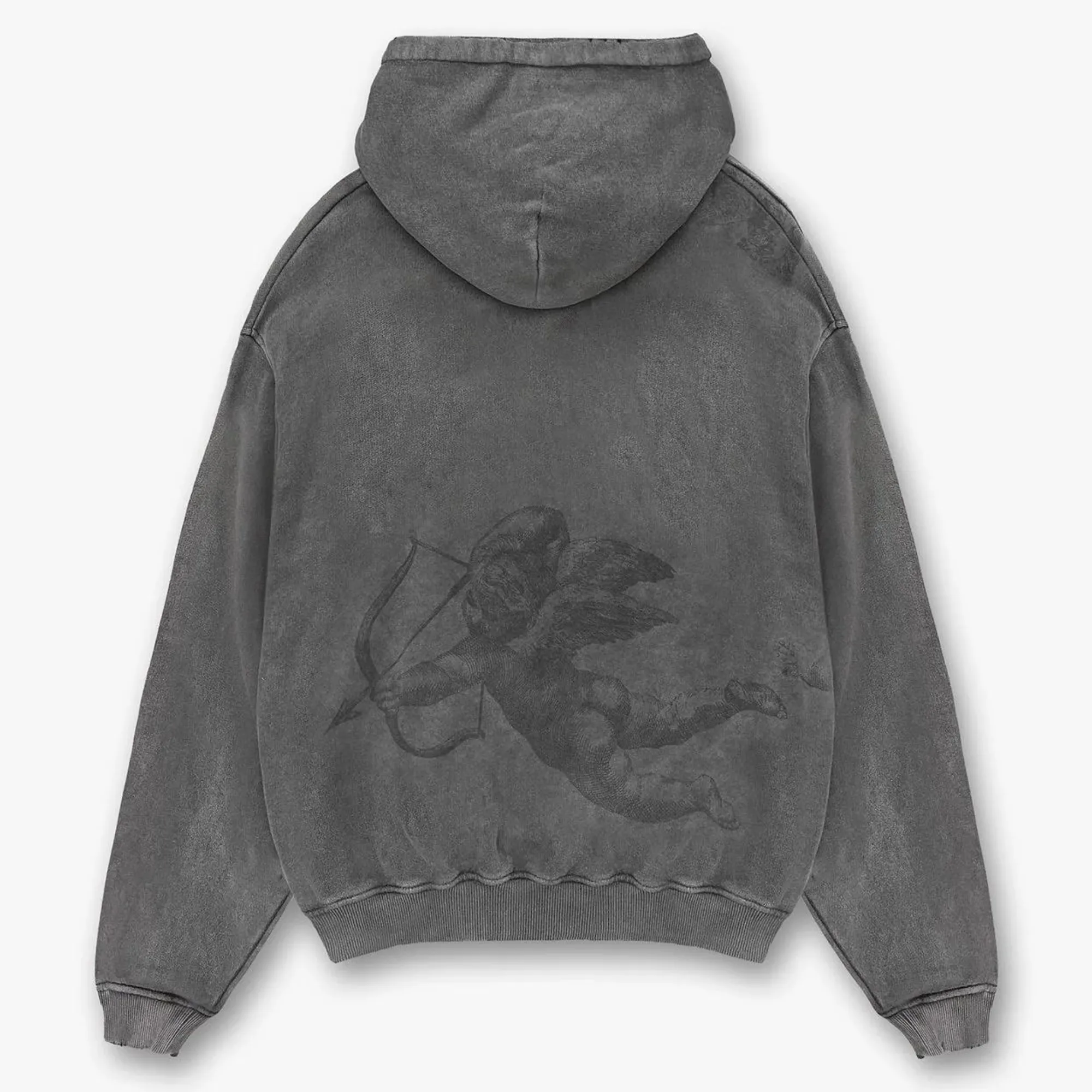 Represent Vintage Grey Cherub All Over Hoodie