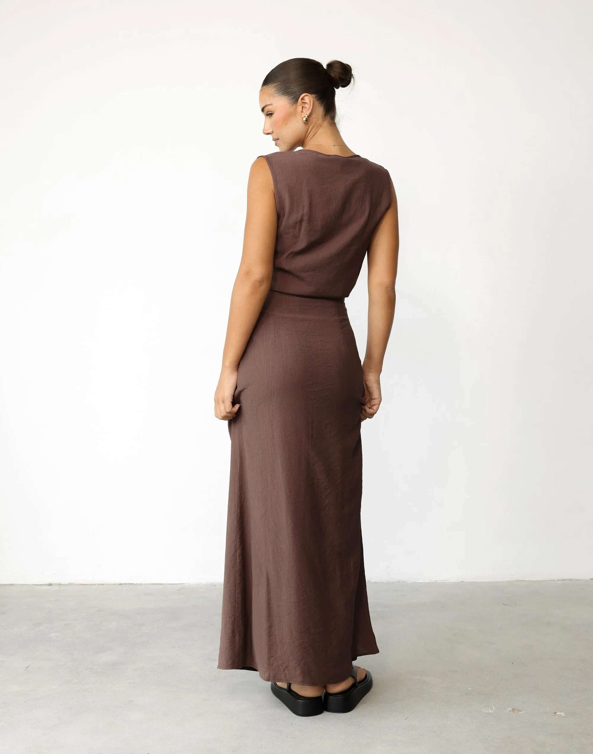 Romeo Maxi Dress (Light Cocoa)