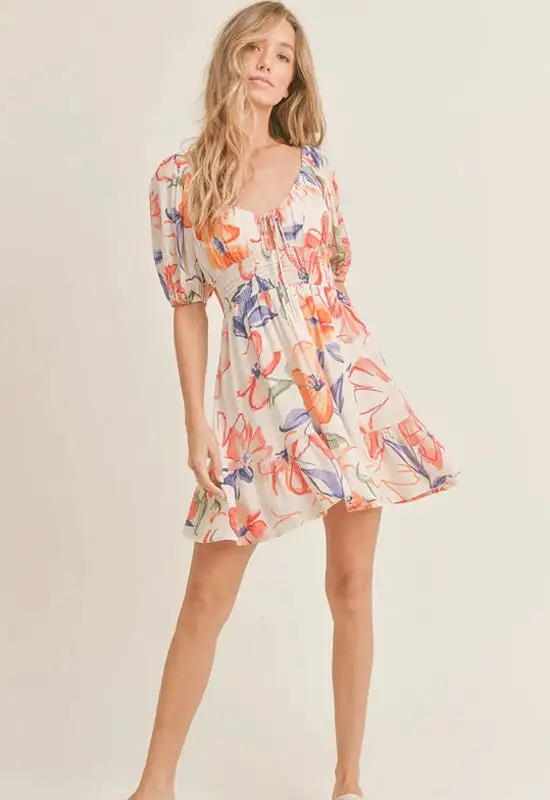 Sadie & Sage - Margot Mini Dress Multi