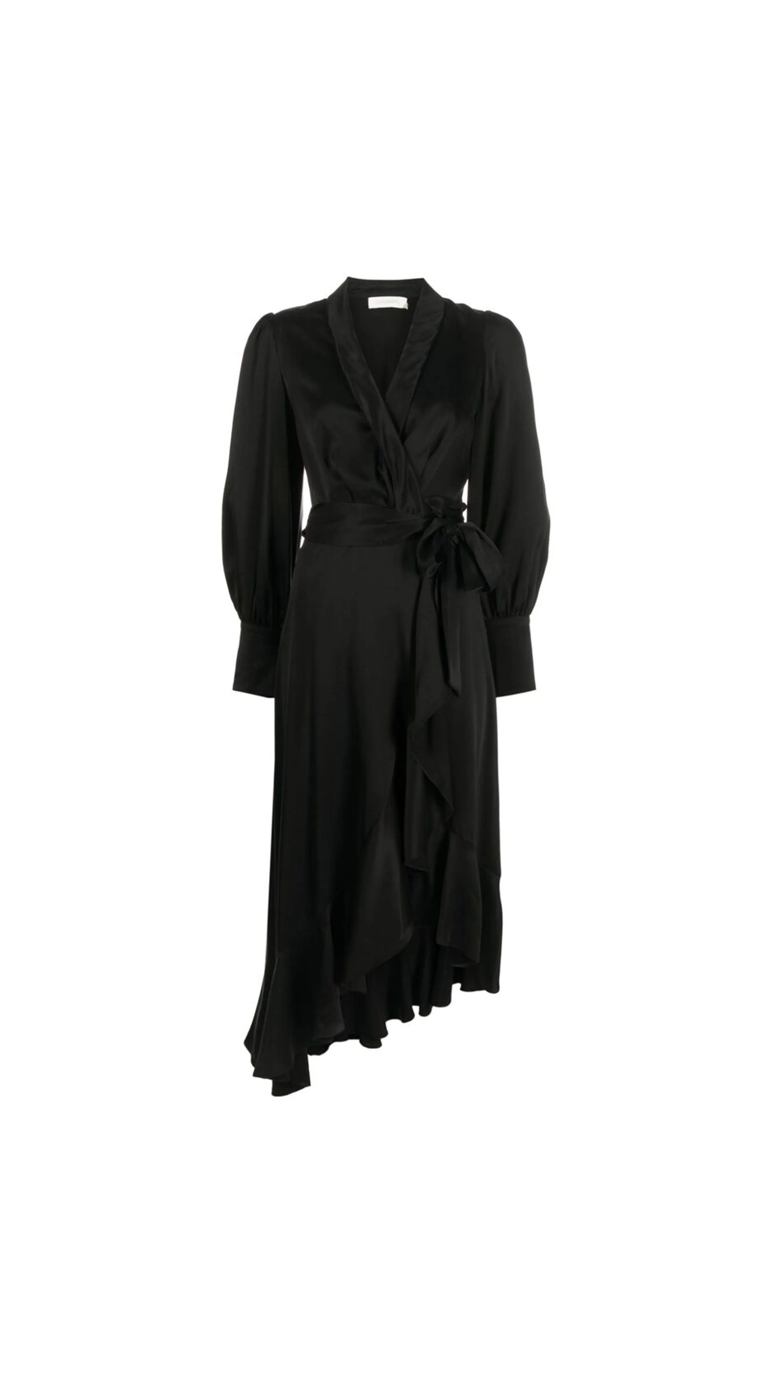 Sand Silk Dress - Black