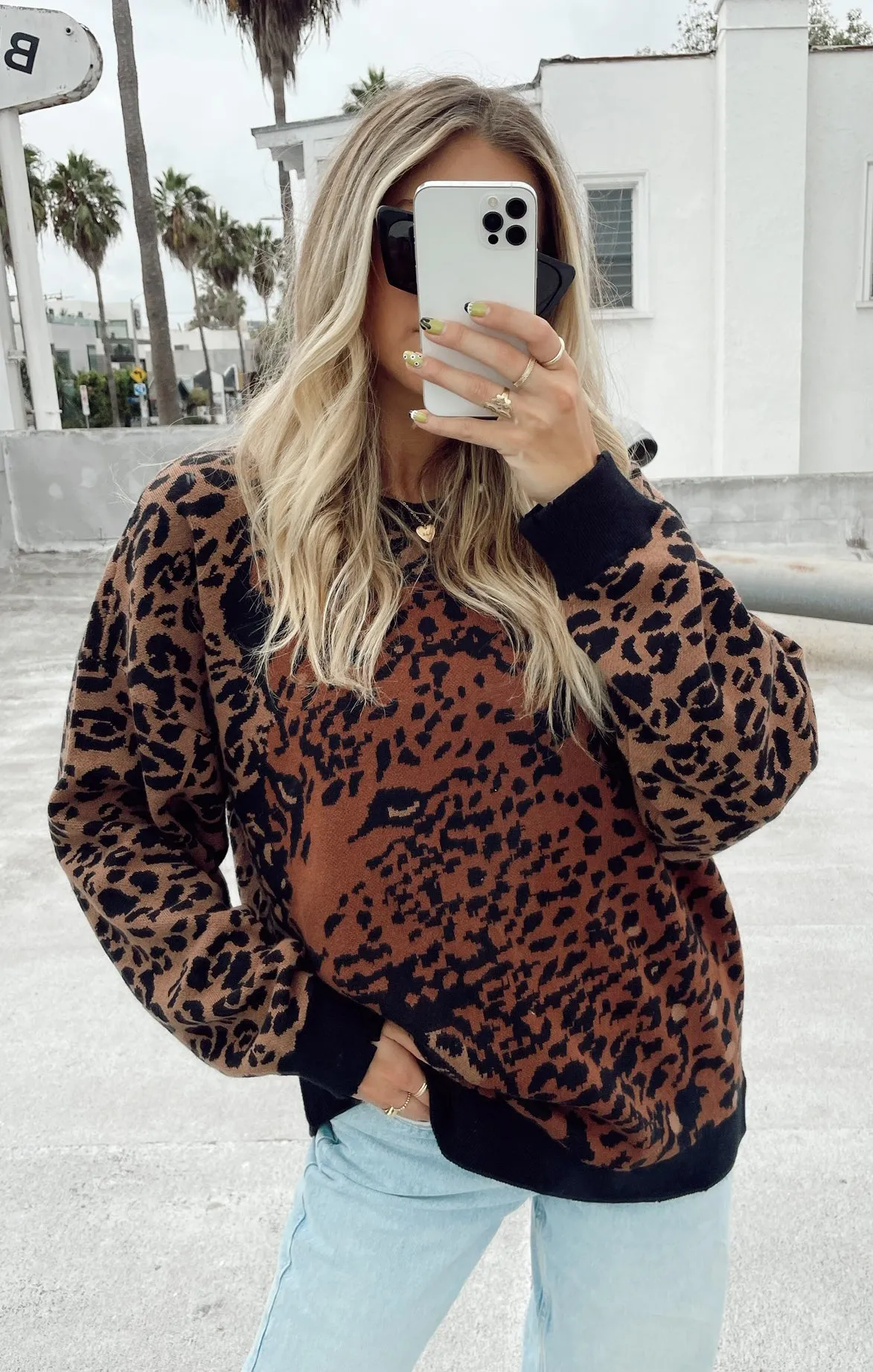 Scout Sweater ~ Leopard Knit