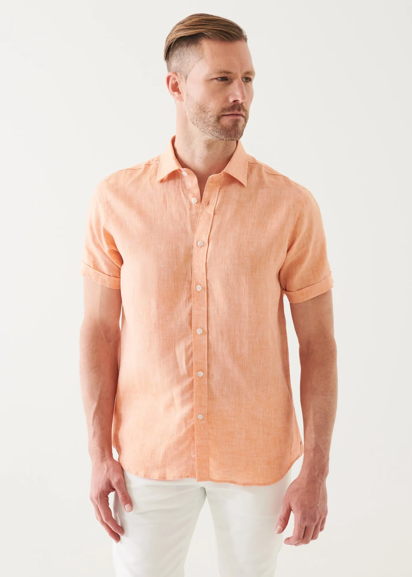 SHORT SLEEVE LINEN SHIRT