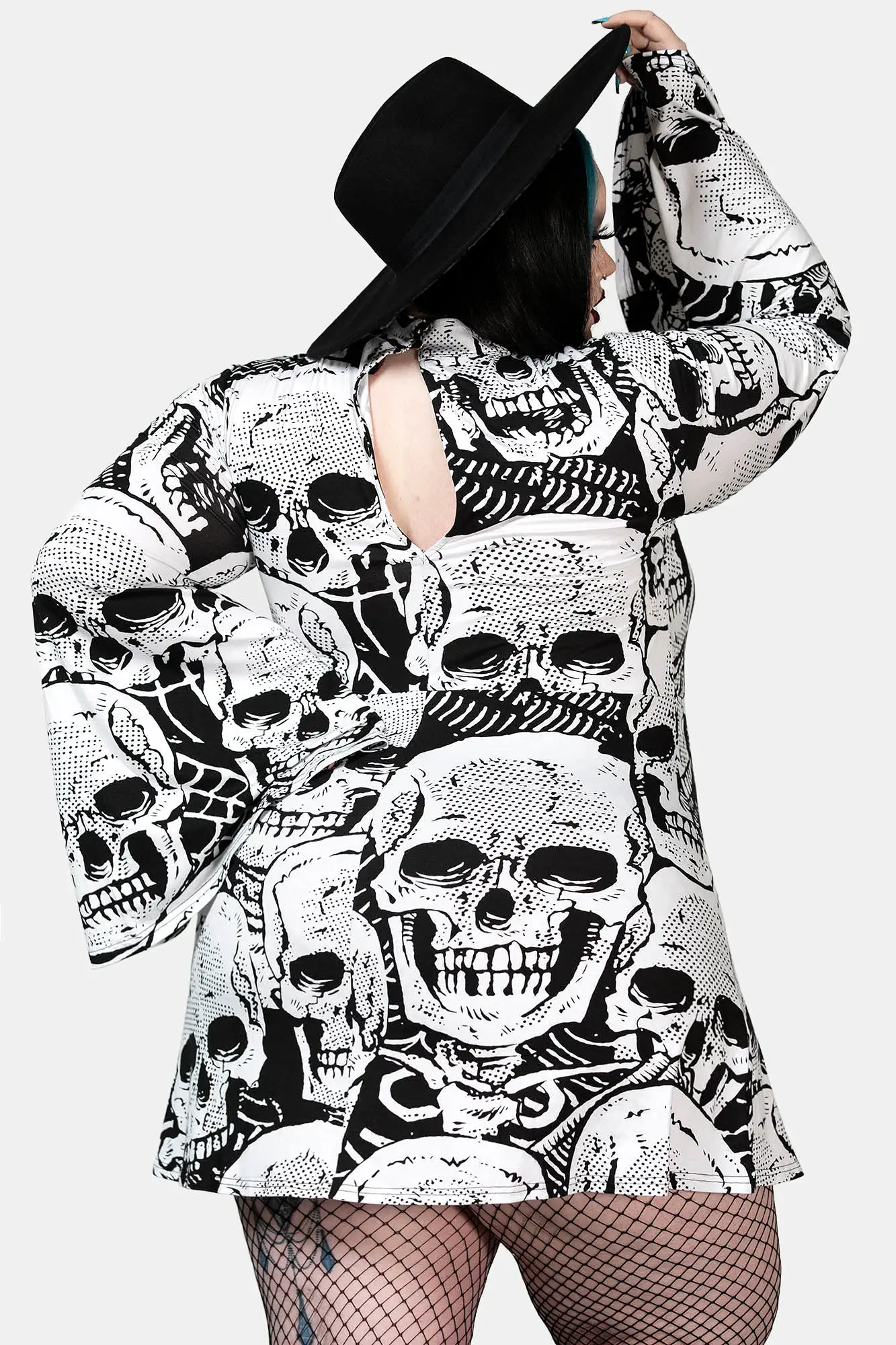 Skeleton Season Mini Dress [PLUS]