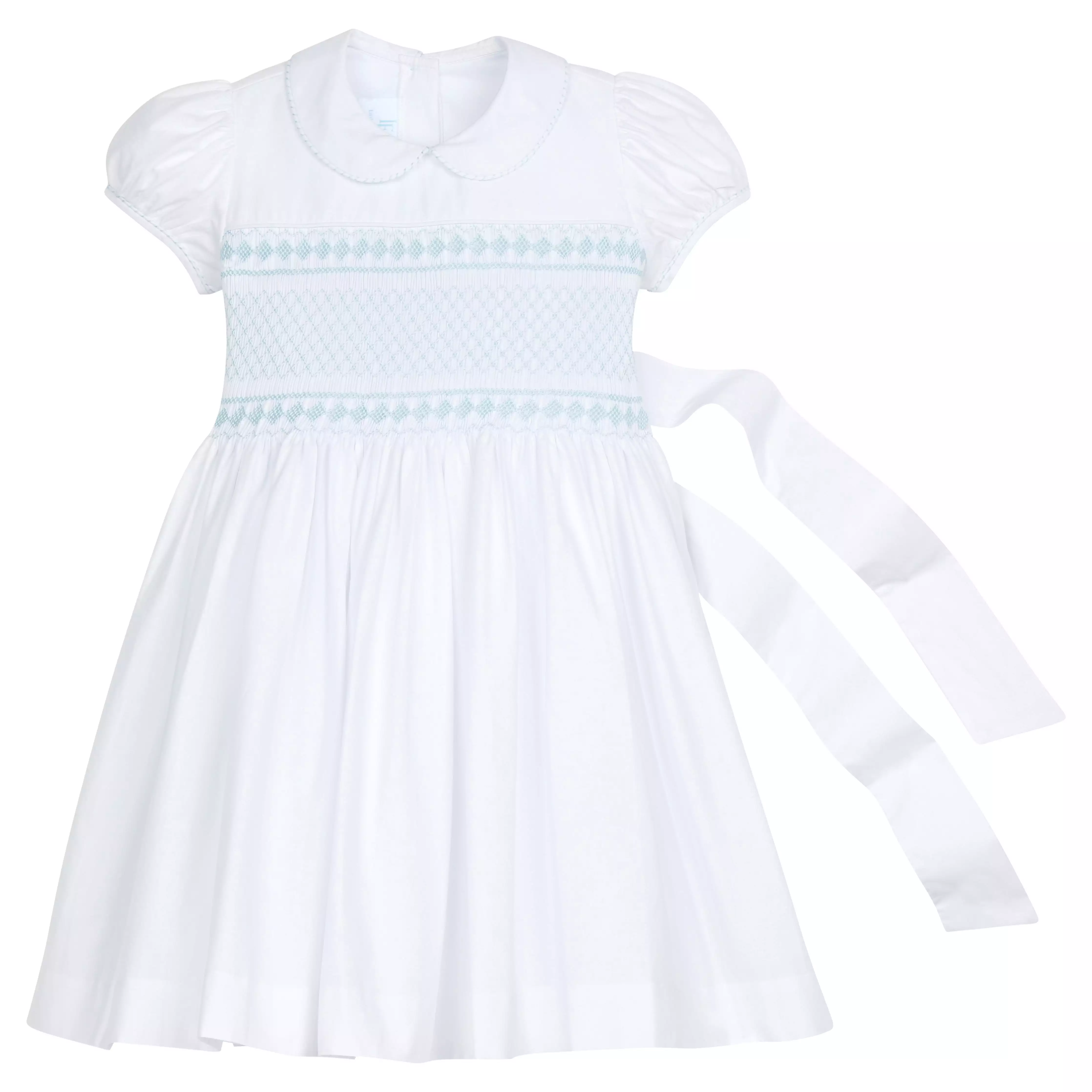 Smocked Emery Dress - Light Blue