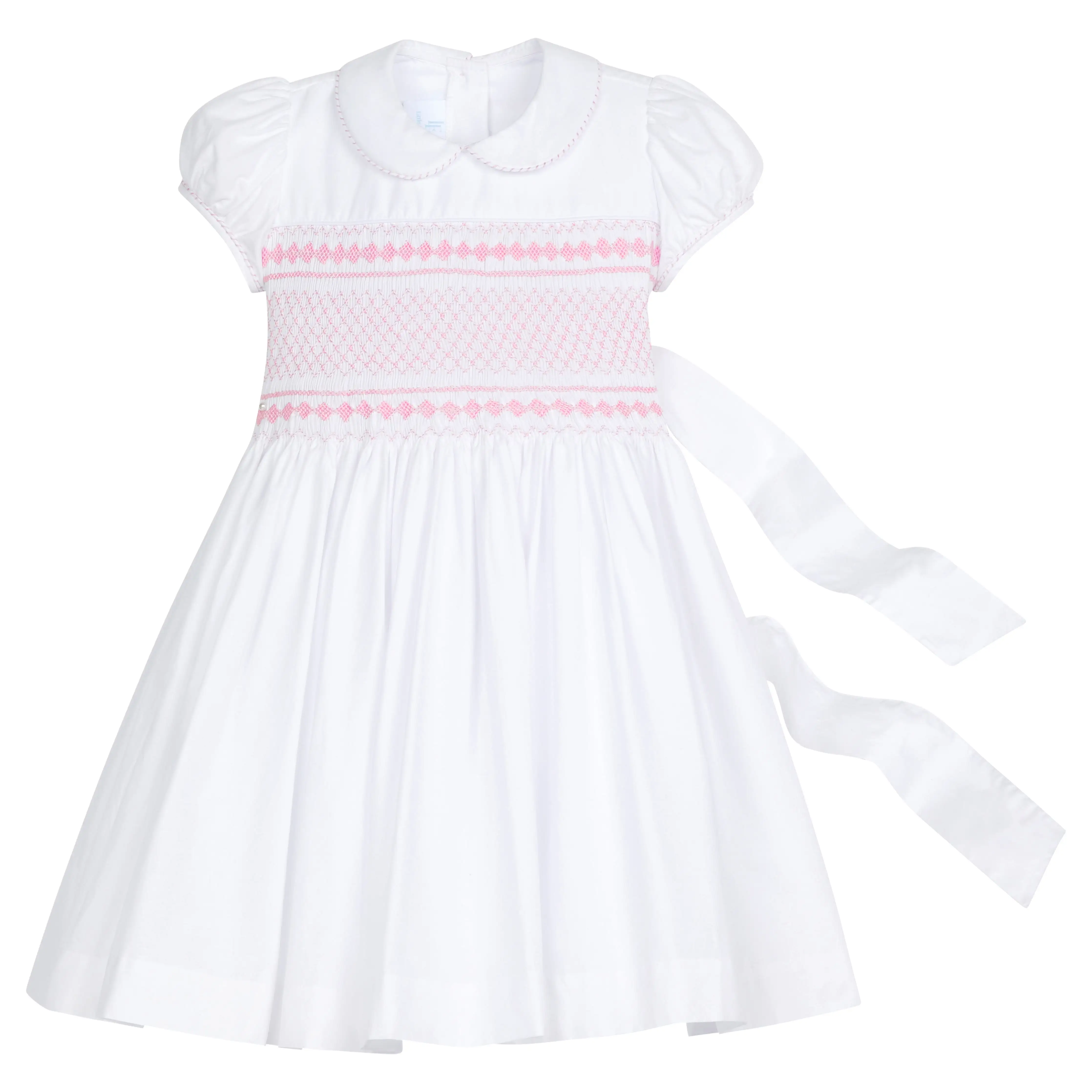 Smocked Emery Dress - Light Pink