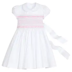 Smocked Emery Dress - Light Pink