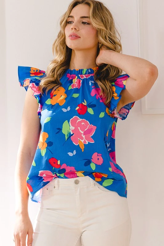 So Much Left Undone Floral Blouse