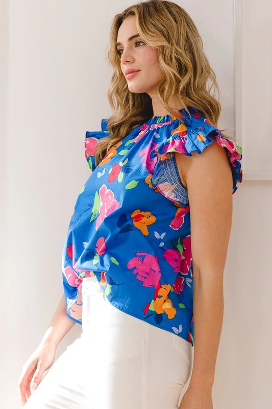 So Much Left Undone Floral Blouse