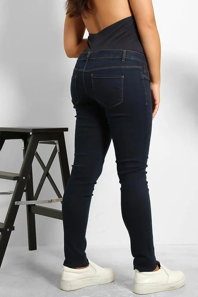 Soft Cotton Bump Skinny Maternity Jeans