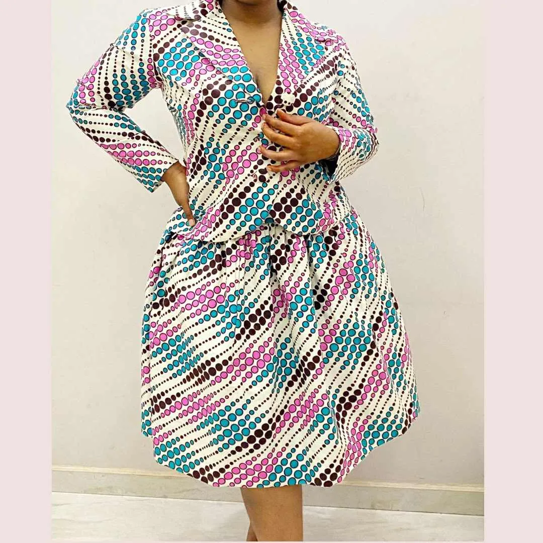 SublimeWax - African Set Jacket/Skirt Sia