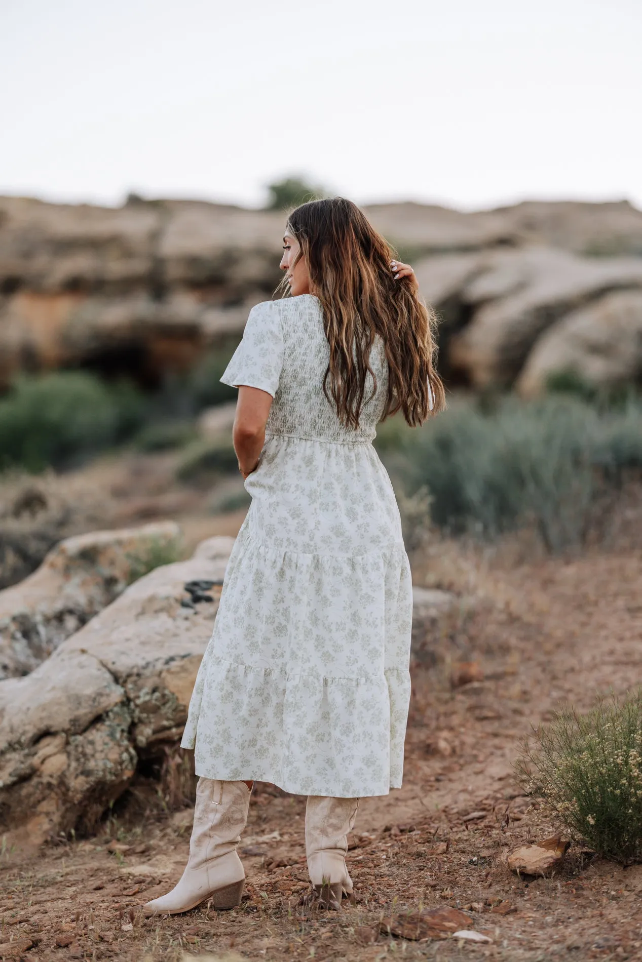 Tayla Dress in Light Green