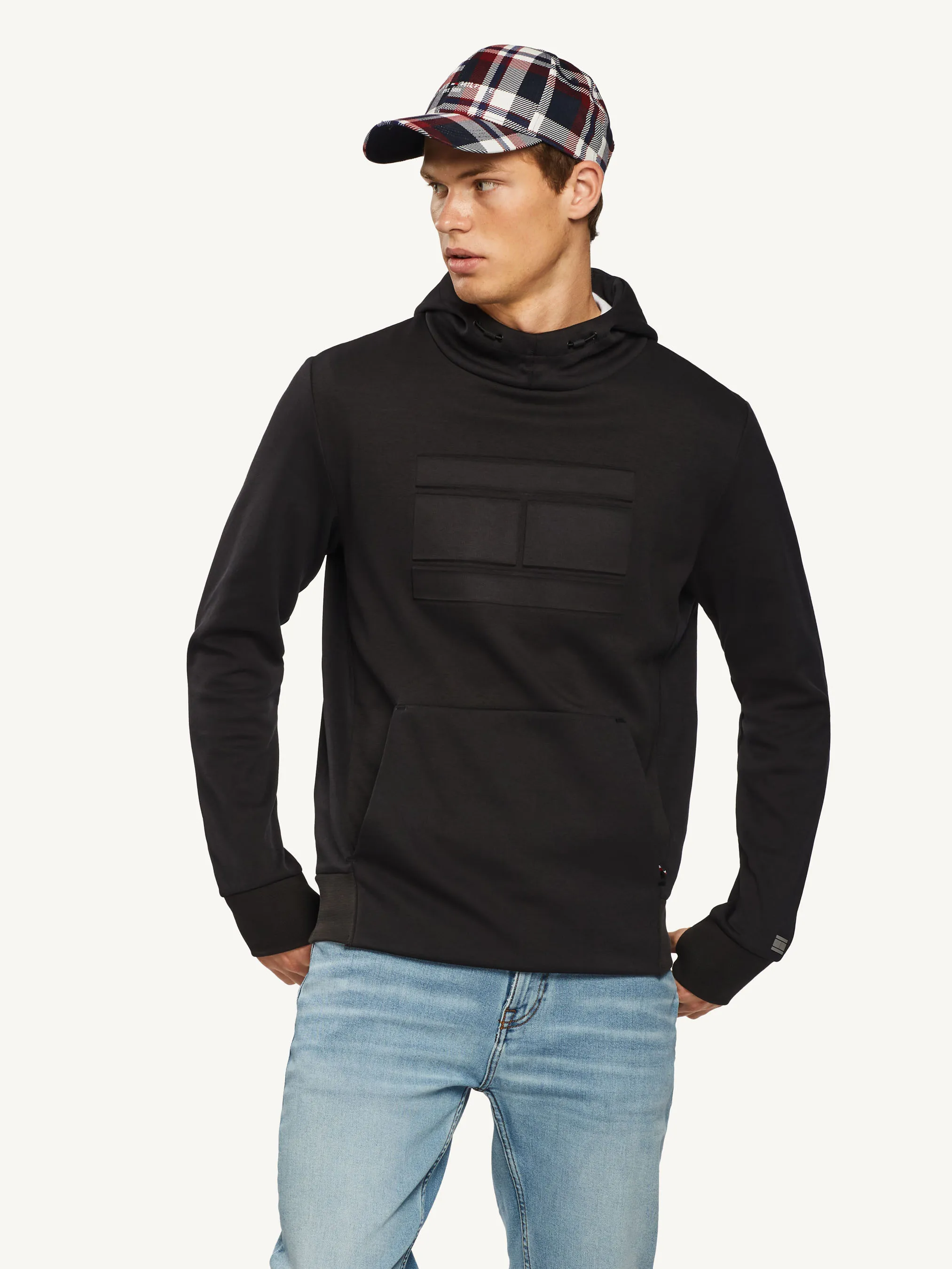 TH Flex Tech Embossed Hoodie | Hoodies | Tommy Hilfiger