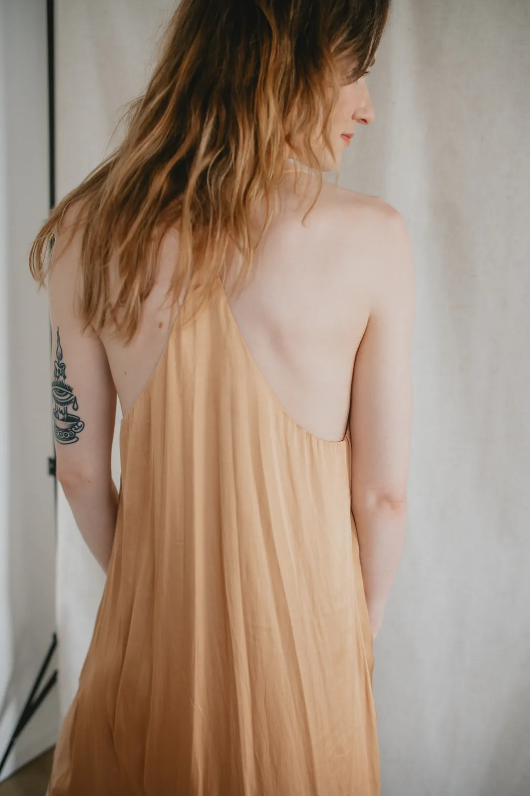 The Juni Satin Slip Dress - Mango