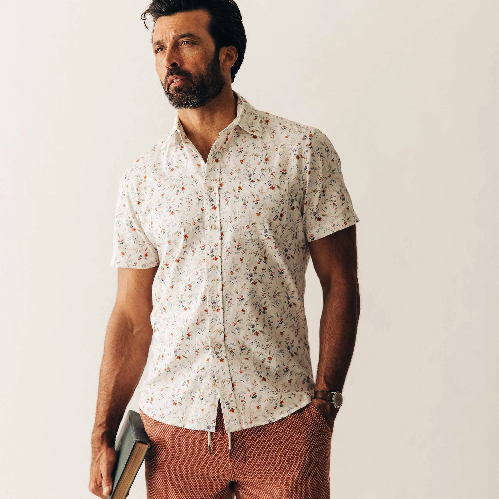 The Short Sleeve California in Vintage Botanical