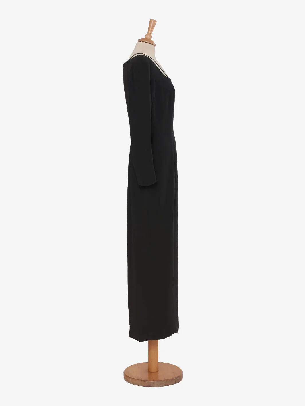 Thierry Mugler Black Long Dress - '90s