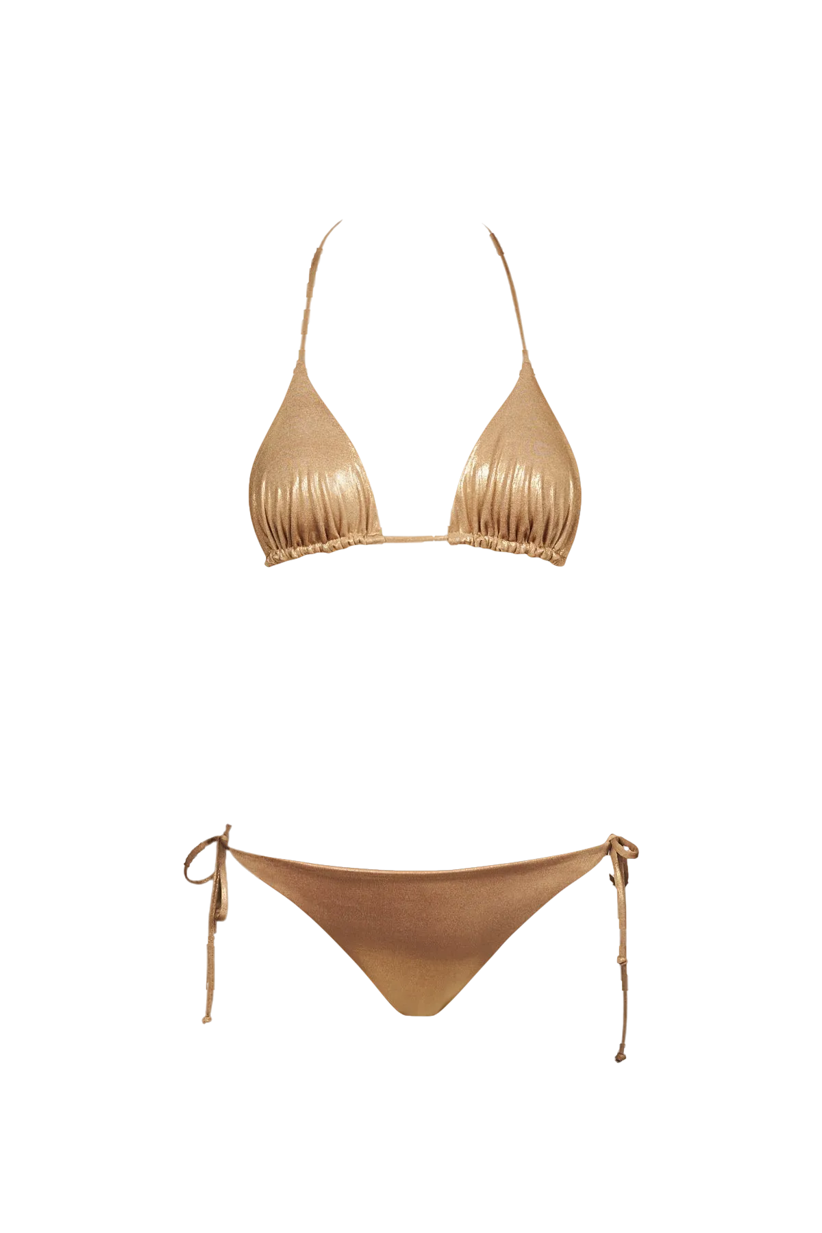 Triangle Bikini in Gold - Top