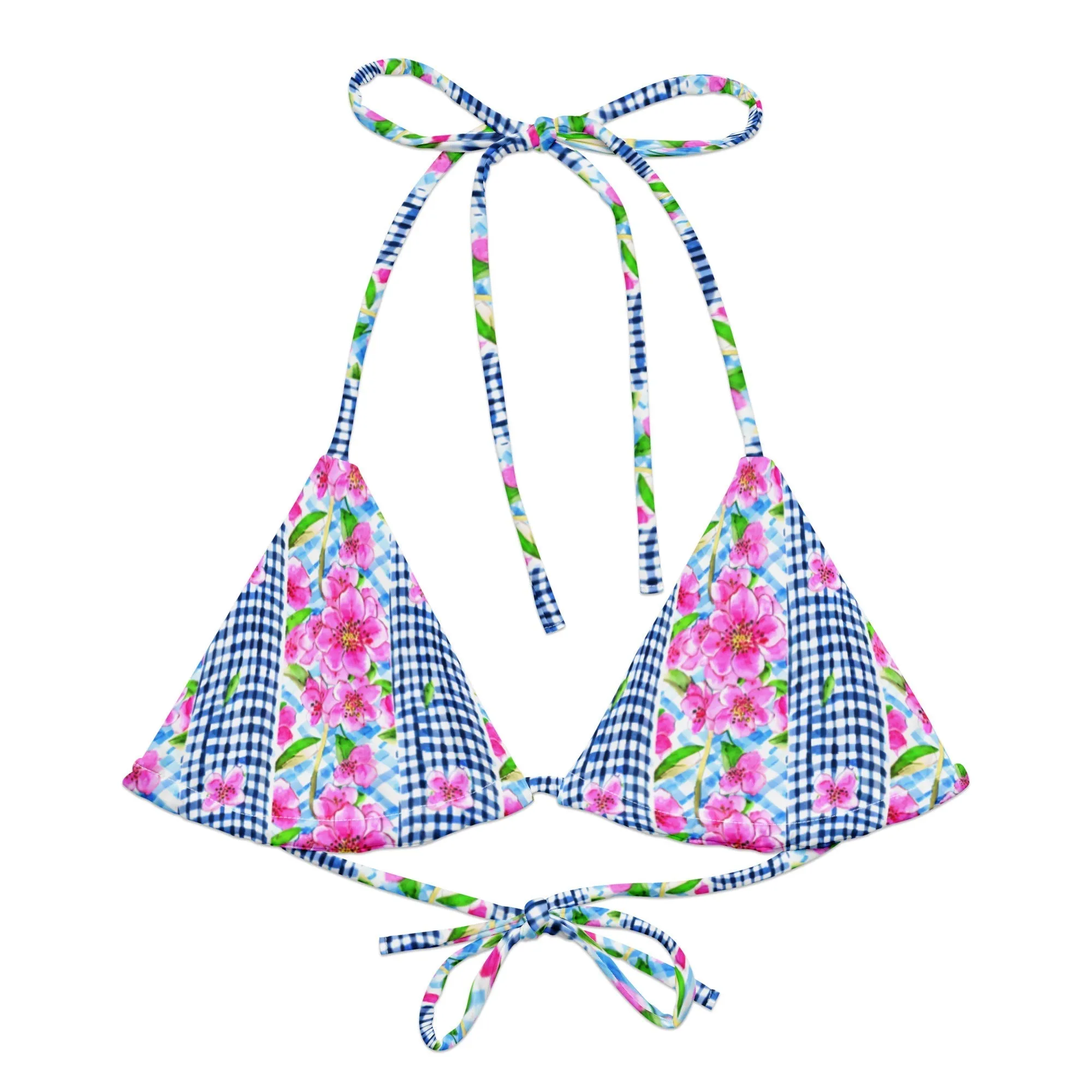 TRIANGLE STRING BIKINI TOP ECO - EUROPEAN SUMMER