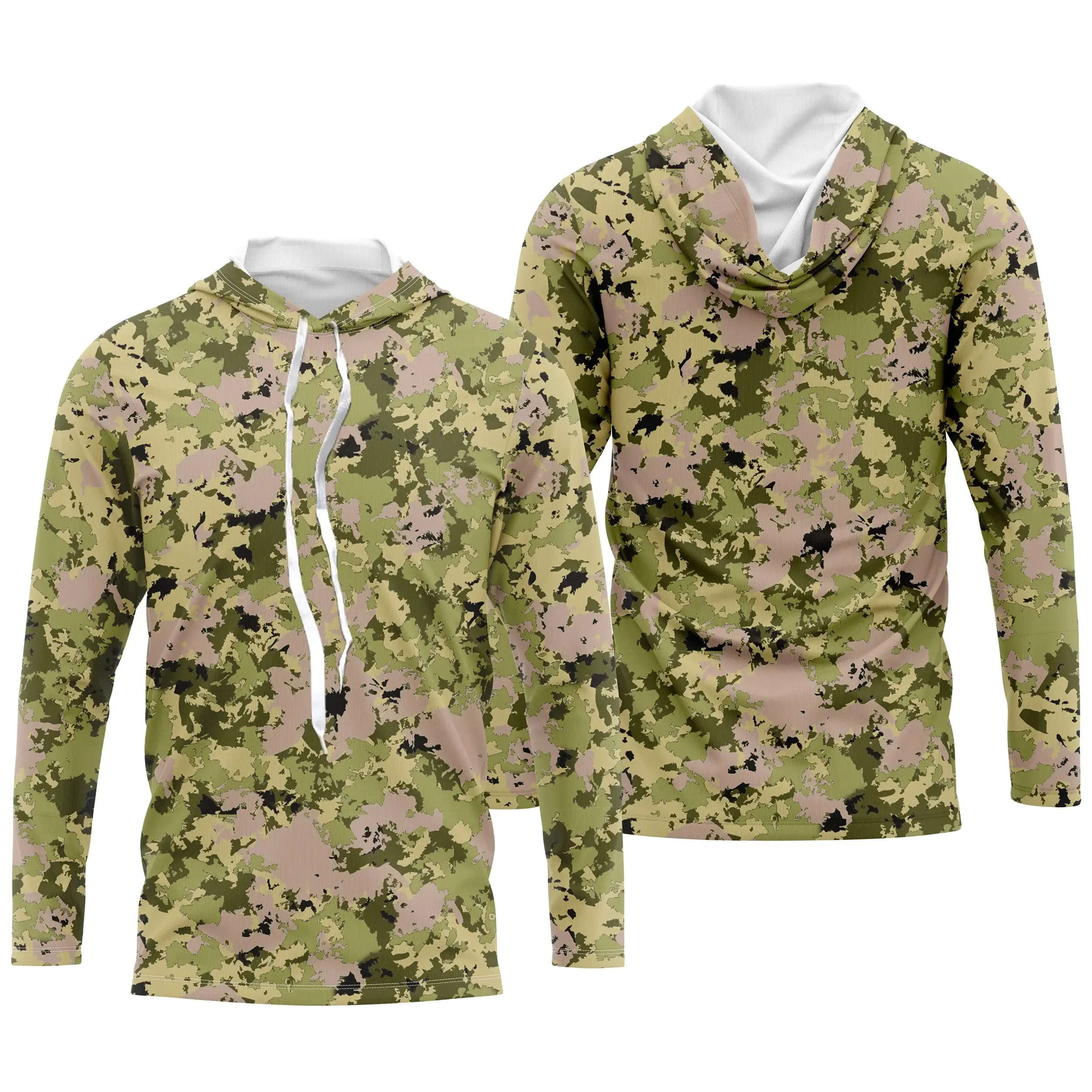 Vêtements Camouflage Pêche et Chasse, Cadeau Pêcheur, Chasseur, T-shirt Camouflage, Sweat à Capuche Anti-UV - CT06072229