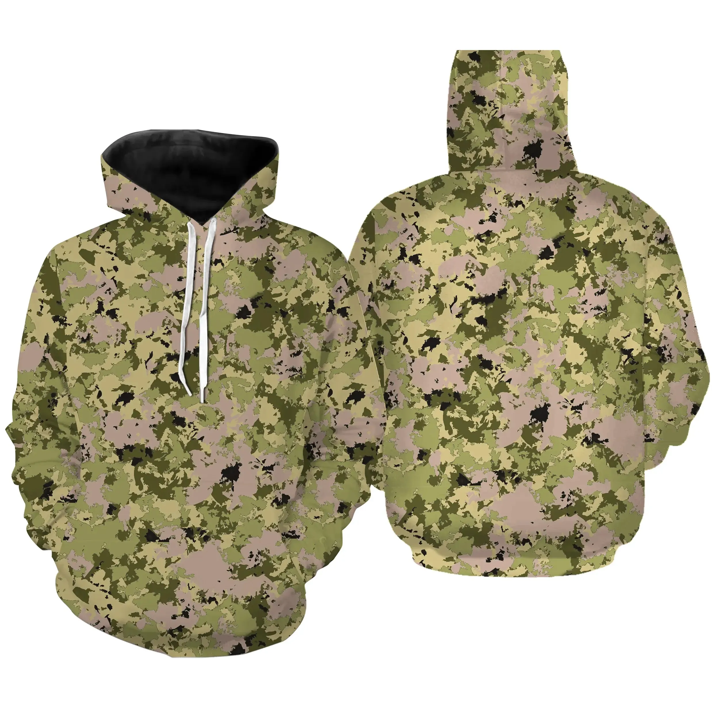 Vêtements Camouflage Pêche et Chasse, Cadeau Pêcheur, Chasseur, T-shirt Camouflage, Sweat à Capuche Anti-UV - CT06072229