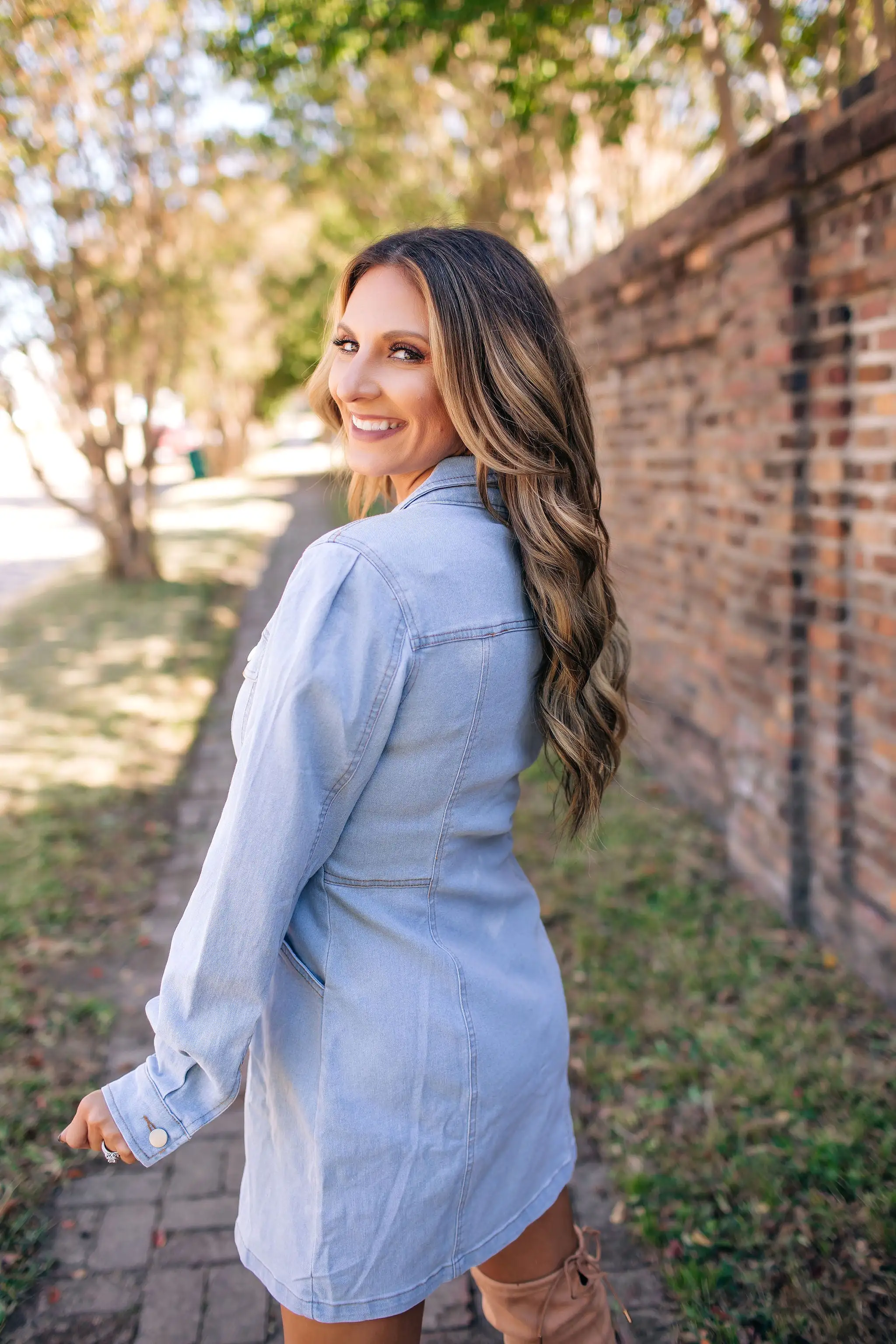 Who Knew Light Denim Dress