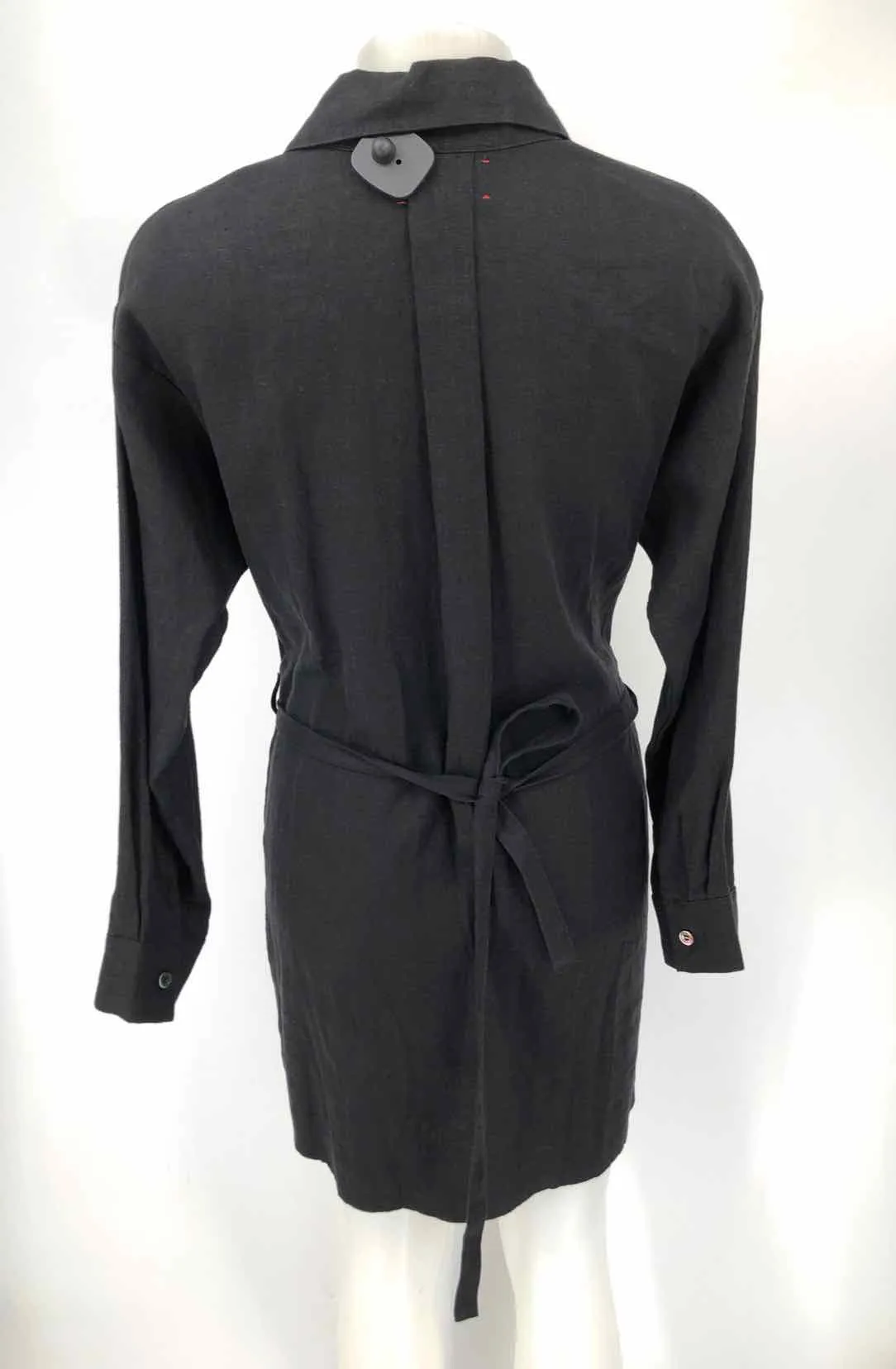 XIRENA Black Linen Longsleeve Size MEDIUM (M) Dress